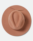 BRIXTON WESLEY FEDORA - ITALIAN CLAY