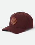BRIXTON CREST SNAPBACK - BRICK/BROWN