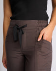 KNEWE DEW BARREL LEG ANKLE GRAZER PANT