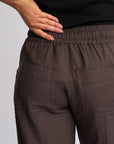 KNEWE DEW BARREL LEG ANKLE GRAZER PANT