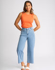 KNEWE INDEX WIDE LEG ANKLE GRAZER JEAN