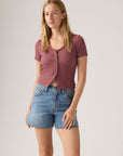LEVIS CINCH MID-THIGH SHORT LIFT UP