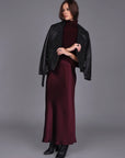 STORM LIQUID BIAS MIDI SKIRT
