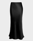 STORM LIQUID SATIN BIAS SKIRT
