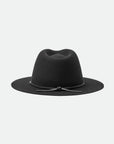 BRIXTON WESLEY FEDORA - BLACK