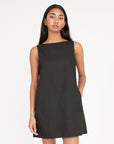 HUFFER LIN-IN SHIFT MINI DRESS