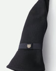 BRIXTON MESSER FEDORA - BLACK/BLACK