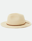 BRIXTON WESLEY STRAW PACKABLE FEDORA