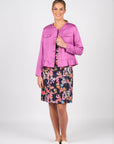 VASSALLI JACKET WITH FRILL HEM