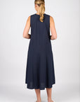 VASSALLI PLAIN LONG SLEEVELESS WITH ROUND NECK