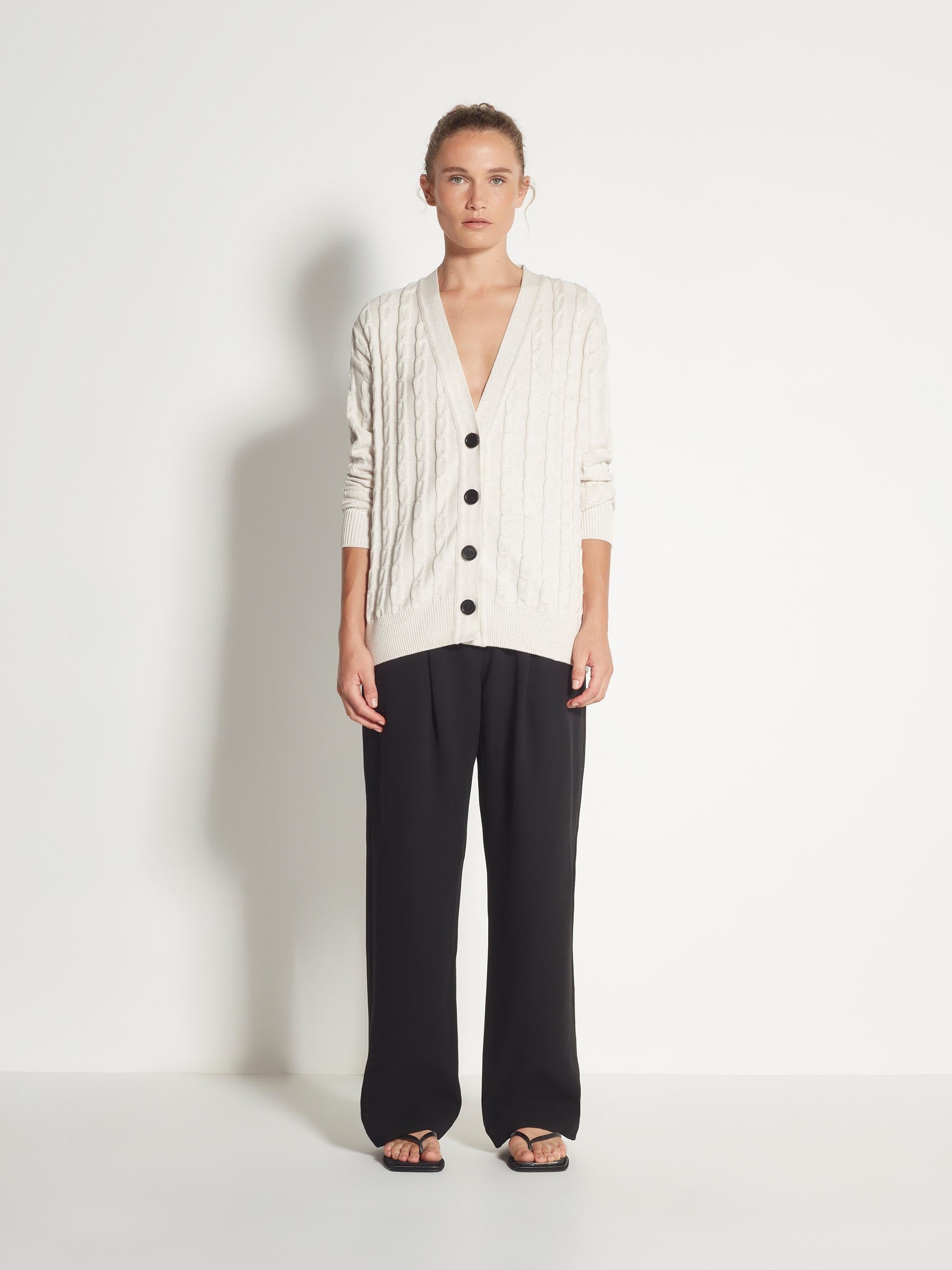 JULIETTE HOGAN CABLE CARDI – Boutique on Main Street