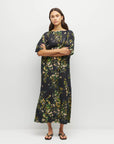 JULIETTE HOGAN KIKO DRESS ( DARK GARLAND COTTON )