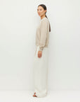 JULIETTE HOGAN TWIN CARDI ( CASHMERE ) SEASHELL