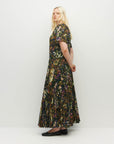 JULIETTE HOGAN BETTINA DRESS - MIDNIGHT MEADOW