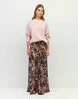 JULIETTE HOGAN ARIELLE SKIRT ( BLUSH PETALS SILK )