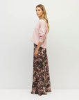 JULIETTE HOGAN ARIELLE SKIRT ( BLUSH PETALS SILK )