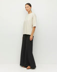 JULIETTE HOGAN ROLLED HEM T ( COTTON KNIT )