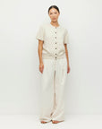 JULIETTE HOGAN TWIN T CARDI ( COTTON KNIT )