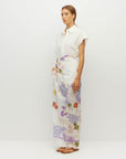 JULIETTE HOGAN BORDER SARONG (AFTERGLOW FLORAL COTTON)