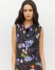 JULIETTE HOGAN ARC DRESS (AFTERGLOW FLORAL TWILL)