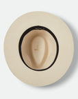 BRIXTON WESLEY FEDORA - WAX PAPER/RED EARTH