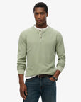 SUPERDRY LW TEXTURED GRANDAD TOP