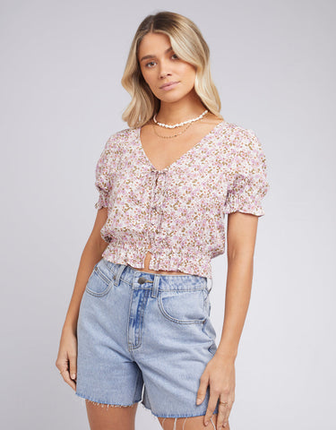 ALL ABOUT EVE DELILAH FLORAL TOP