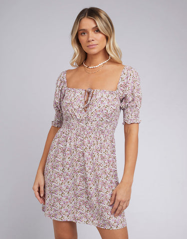 ALL ABOUT EVE DELILAH FLORAL MINI DRESS