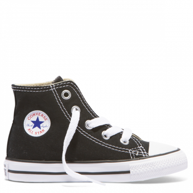 CONVERSE INFANT HI BLACK WHITE Boutique on Main Street