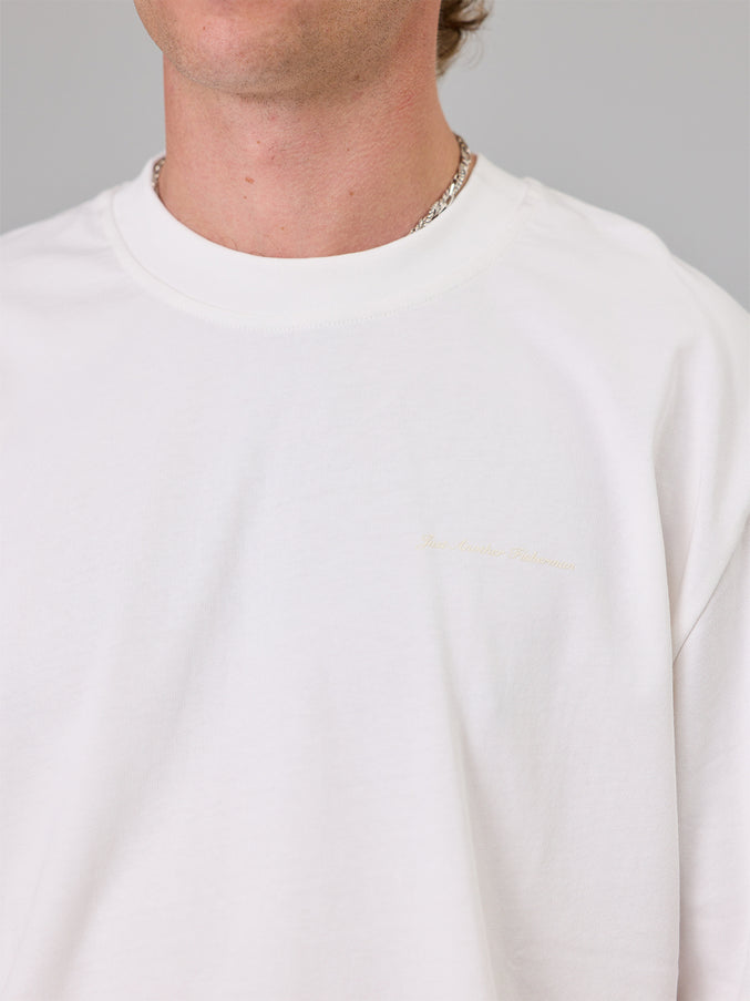 JUST ANOTHER FISHERMAN SCRIPT HEAVY SHORE TEE