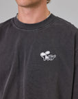 JUST ANOTHER FISHERMAN CASTING HEAVY SHORE TEE AGED BLACK