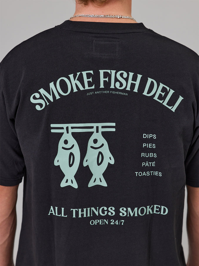 JUST ANOTHER FISHERMAN SMOKE FISH DELI SEA TEE
