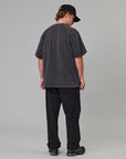 JUST ANOTHER FISHERMAN CASTING HEAVY SHORE TEE AGED BLACK