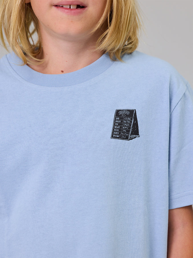 JUST ANOTHER FISHERMAN MINI TIPPING THE SCALES TEE