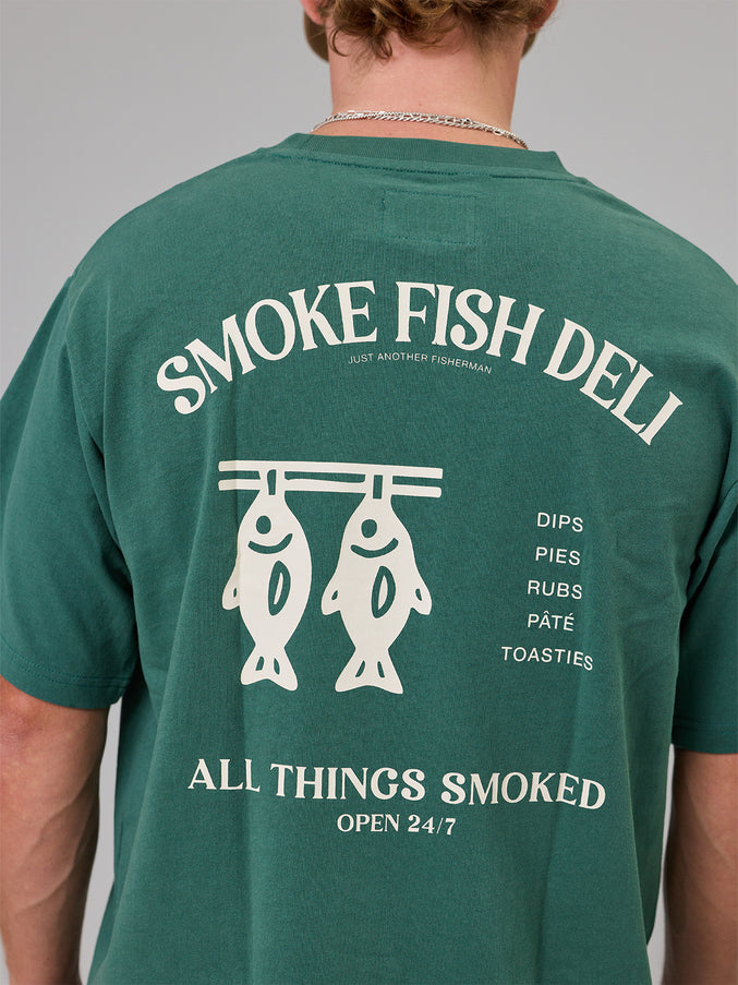 JUST ANOTHER FISHERMAN SMOKE FISH DELI SEA TEE