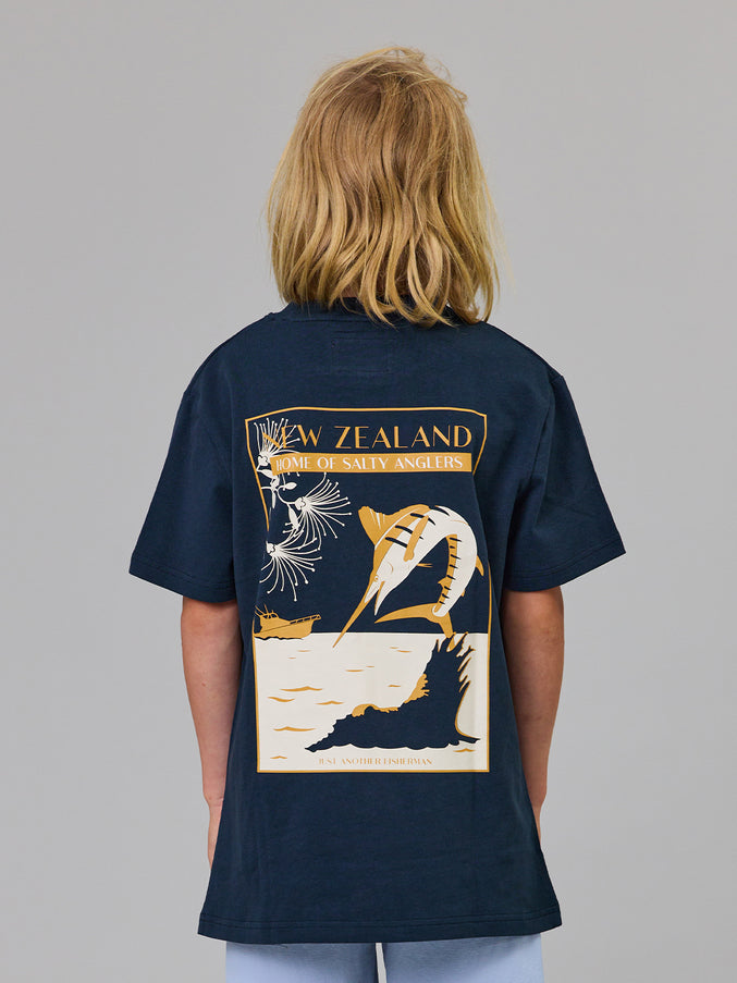 JUST ANOTHER FISHERMAN MINI SALTY ANGLERS TEE