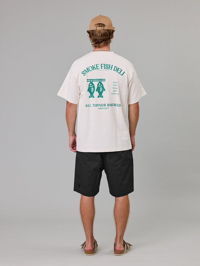 JUST ANOTHER FISHERMAN SMOKE FISH DELI SEA TEE