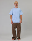 JUST ANOTHER FISHERMAN STAMP SEA TEE WASHED BLUE