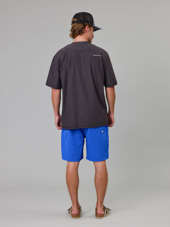 JUST ANOTHER FISHERMAN CREWMAN SHORTS 2.0 - COBALT