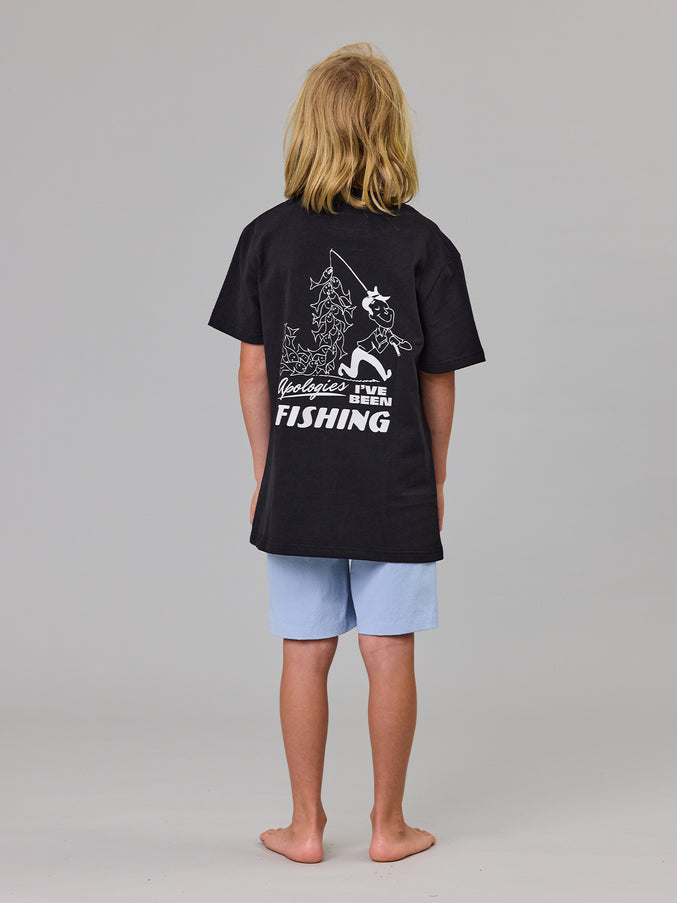 JUST ANOTHER FISHERMAN MINI CREWMAN SHORTS