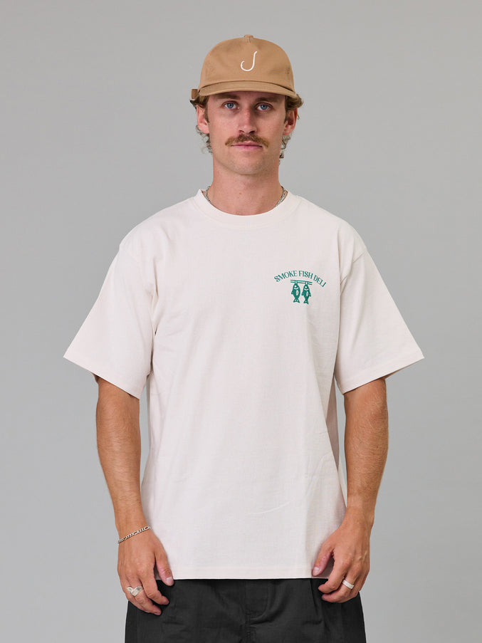 JUST ANOTHER FISHERMAN SMOKE FISH DELI SEA TEE