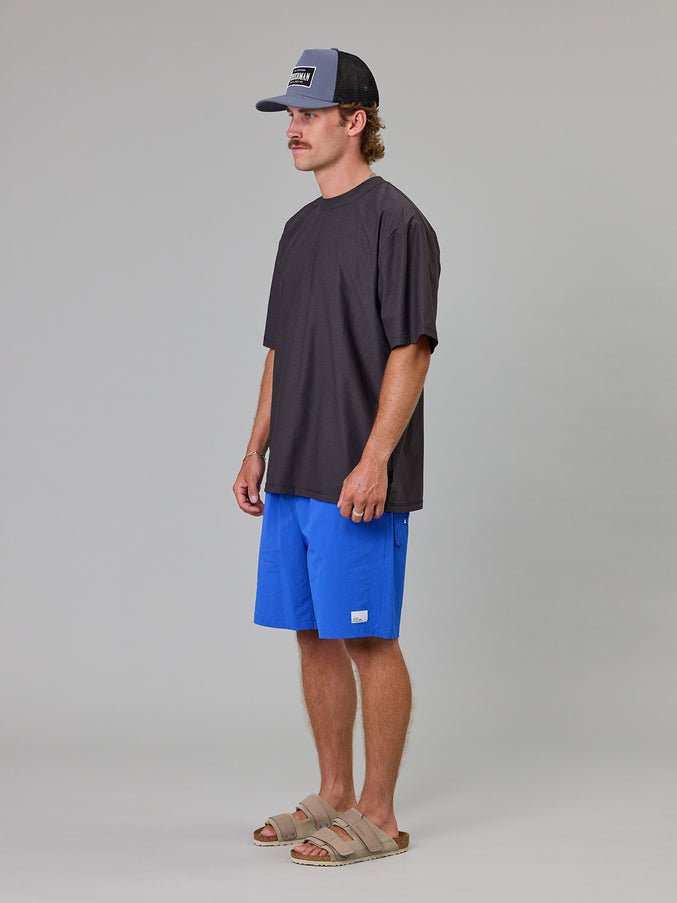 JUST ANOTHER FISHERMAN CREWMAN SHORTS 2.0 - COBALT