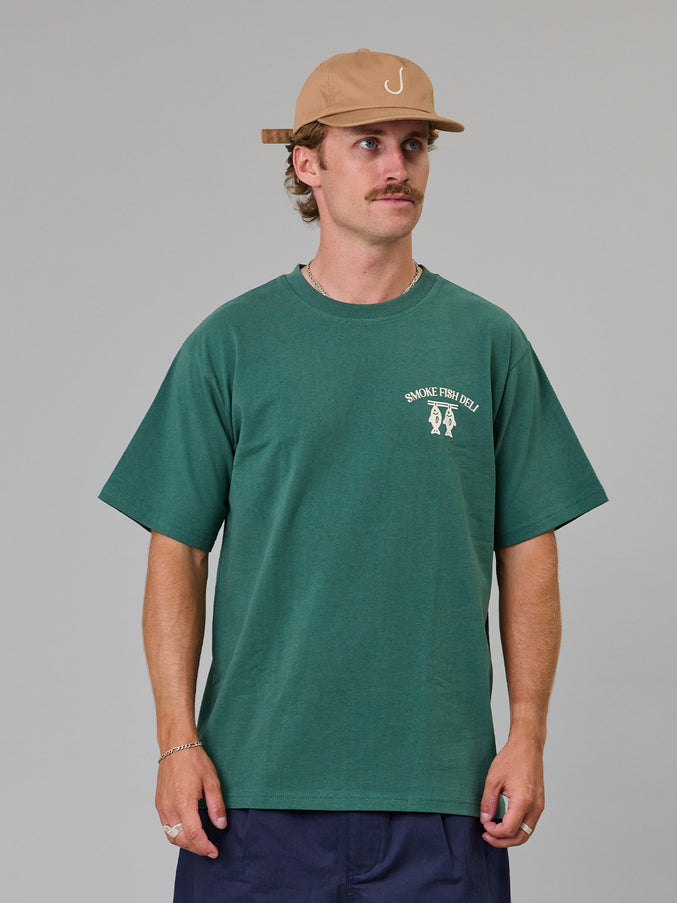 JUST ANOTHER FISHERMAN SMOKE FISH DELI SEA TEE