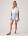 LEVIS CINCH MID-THIGH SHORT - ABRAIDED ART SHORT