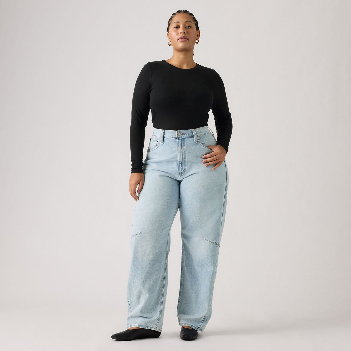 LEVIS CINCH BARREL JEANS - ABRAIDED ART