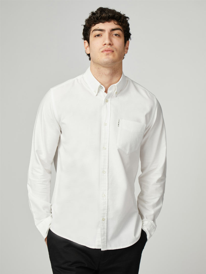 BEN SHERMAN LONG SLEEVE SIGNATURE OXFORD SHIRT