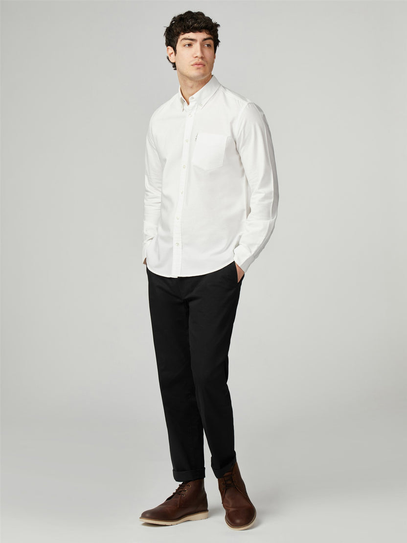 BEN SHERMAN LONG SLEEVE SIGNATURE OXFORD SHIRT