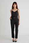 STORIES BE TOLD NEW YORK HIGH WAIST BELTED SLIM PANT