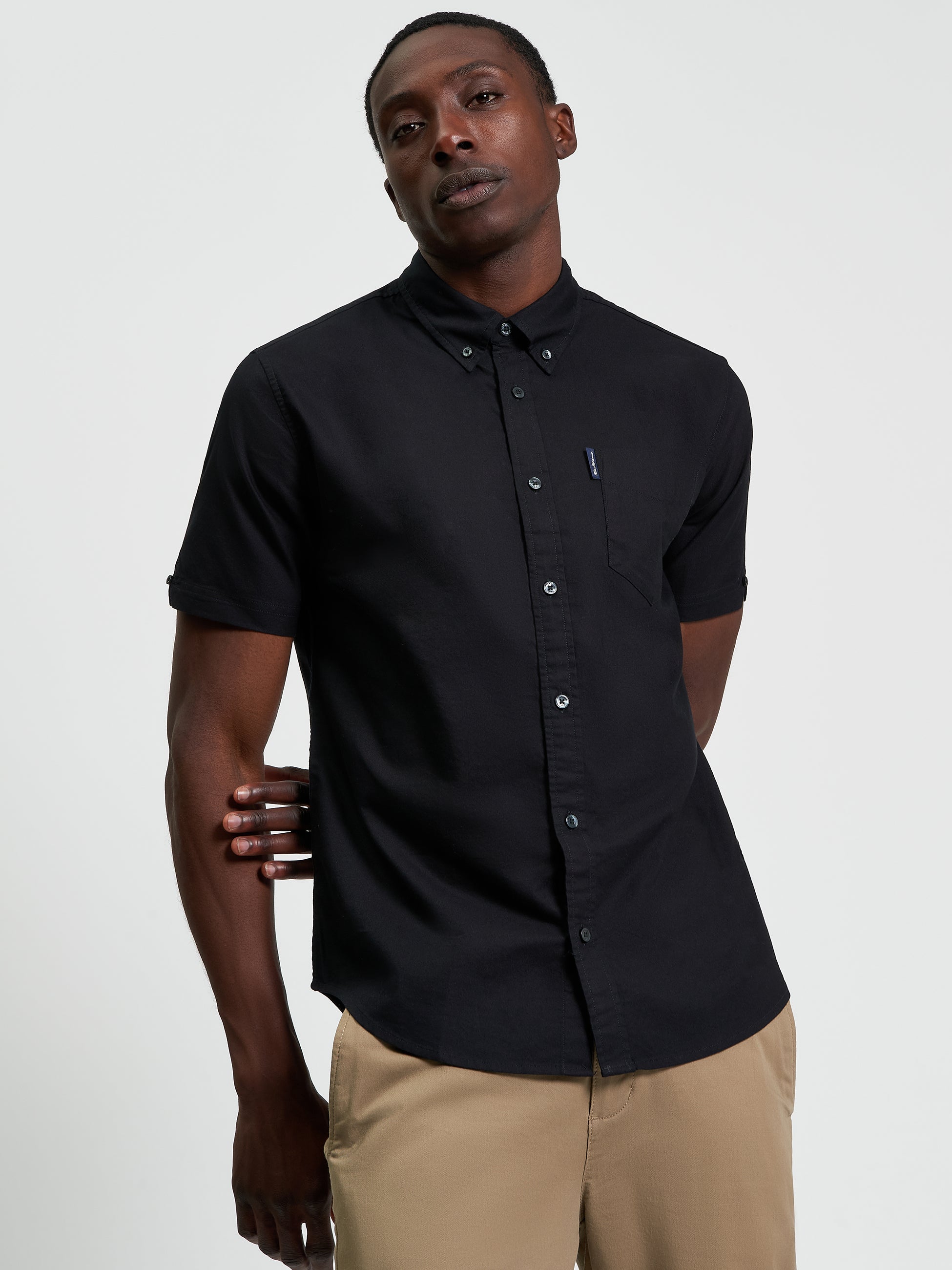 BEN SHERMAN SIGNATURE OXFORD SHIRT SHORT SLEEVE