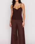 MINK PINK SIENNA POINTELLE KNIT CAMI